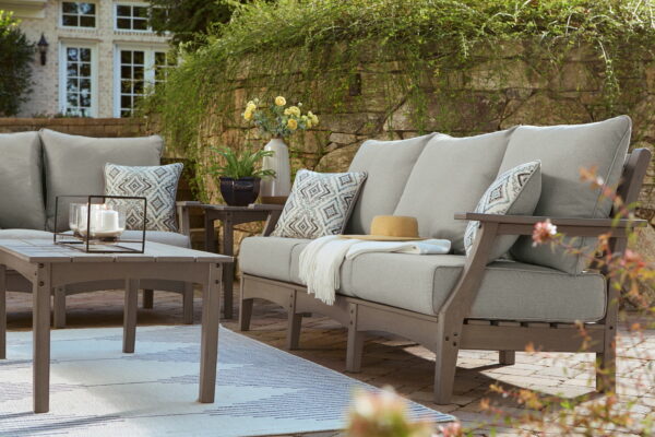 Visola - Gray - Sofa With Cushion - Image 5