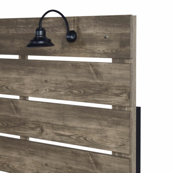 Misty Lodge - 4/6 Full Headboard, Footboard & Slats - Greige - Image 2