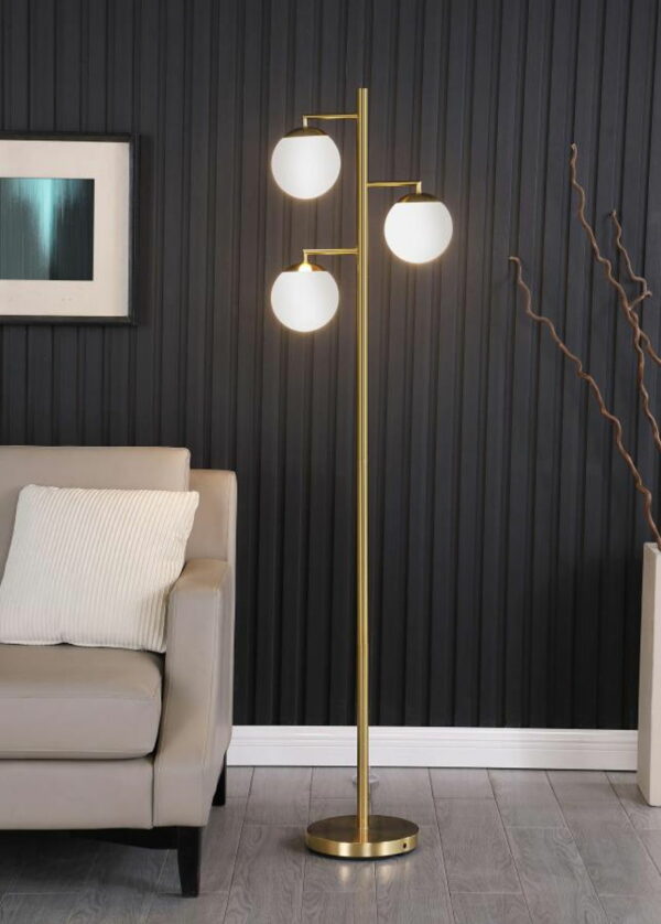Sena - Trio Tree Floor Lamp - Gold - Image 2