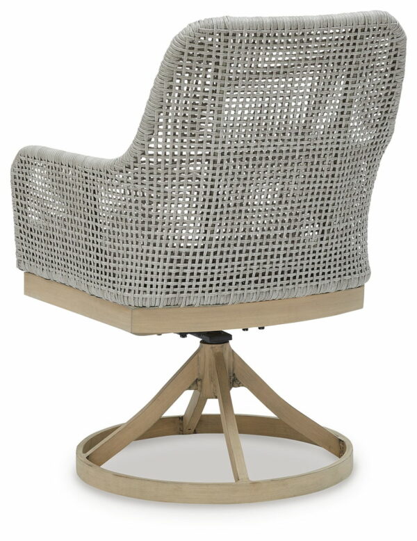 Seton Creek - Gray - Swivel Chair With Cushion (Set of 2) - Image 6