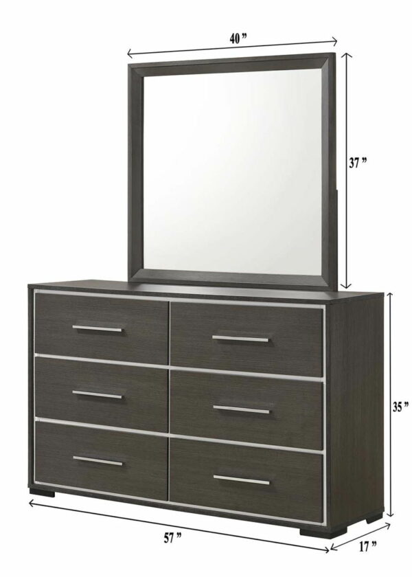 Sharpe - Dresser - Dark Gray - Image 2