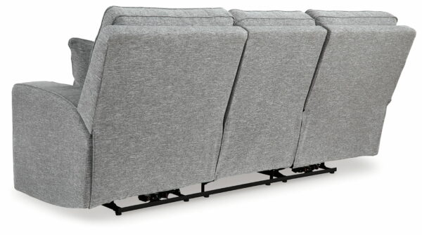 Biscoe - Pewter - Power Reclining Sofa With Adj Headrest - Image 5
