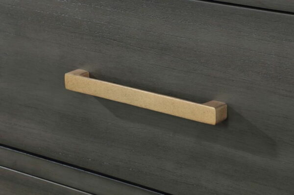 Kieran - 6-Drawer Bedroom Dresser With Mirror - Grey - Image 9
