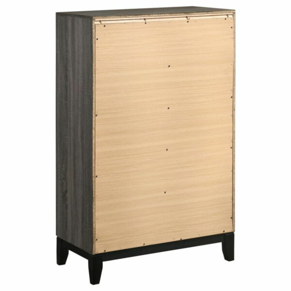 Watson - 5-Drawer Bedroom Chest - Gray Oak - Image 6