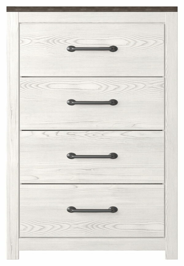 Gerridan - White / Gray - Four Drawer Chest - Image 3