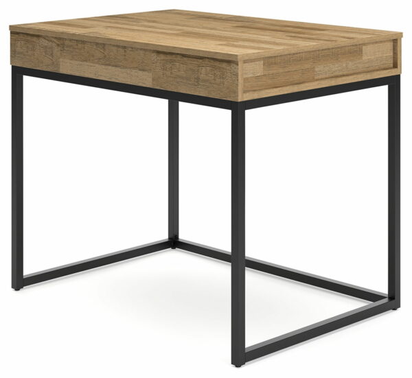 Gerdanet - Light Brown / Black - Home Office Lift Top Desk - Image 2