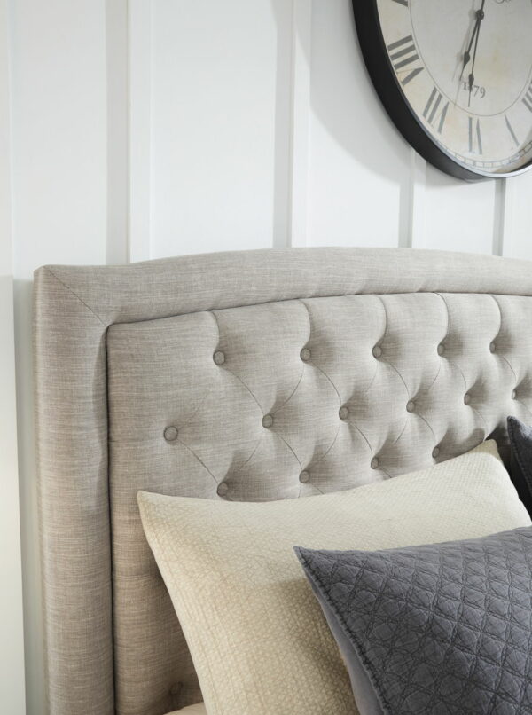 Jerary - Arched Upholstered Bed - Image 6
