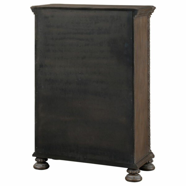 Emmett - 5-Drawer Bedroom Chest - Walnut - Image 7