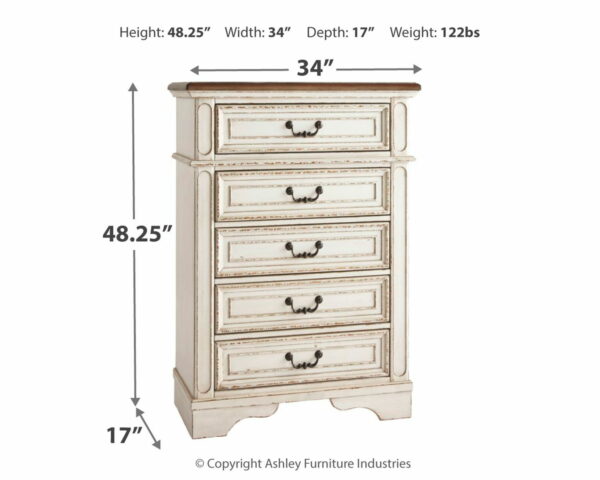 Realyn - Chipped White - Chest - Image 2