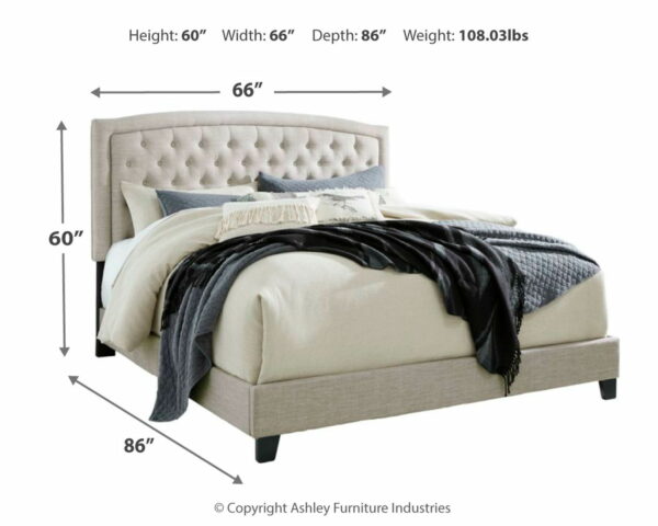 Jerary - Arched Upholstered Bed - Image 7