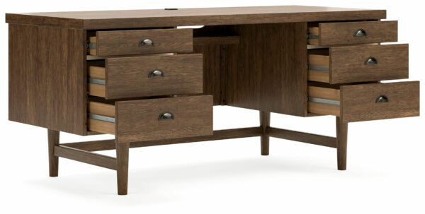Austanny - Warm Brown - Home Office Desk - Image 3