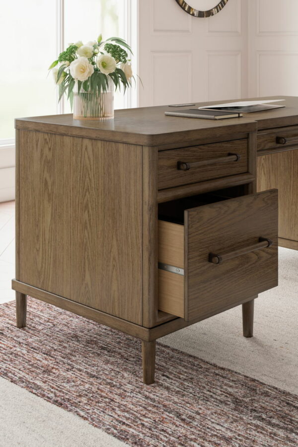 Roanhowe - Brown - Home Office Desk - Image 3