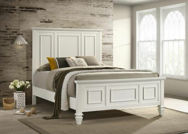 Sandy Beach - Panel Bed with High Headboard - Image 14