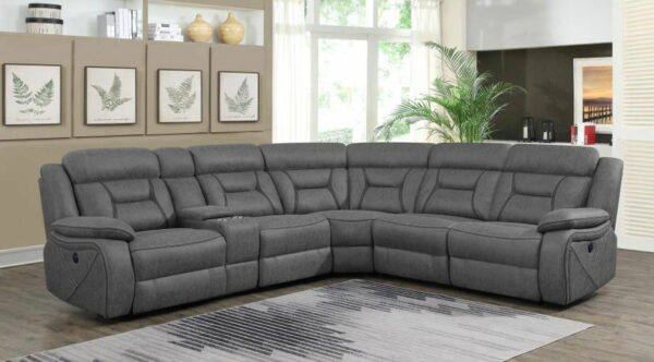 Higgins - Four-Piece Upholstered Power Sectional - Image 10
