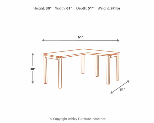 Baraga - White - L-desk - Image 6