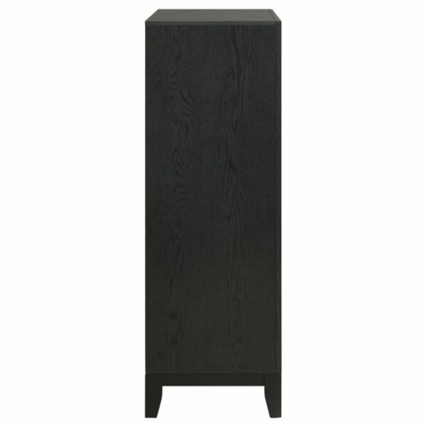 Valencia - 5-Drawer Bedroom Chest - Black - Image 9