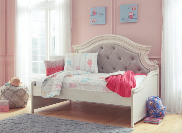 Realyn - Chipped White - Twin Day Bed With Storage - Image 2