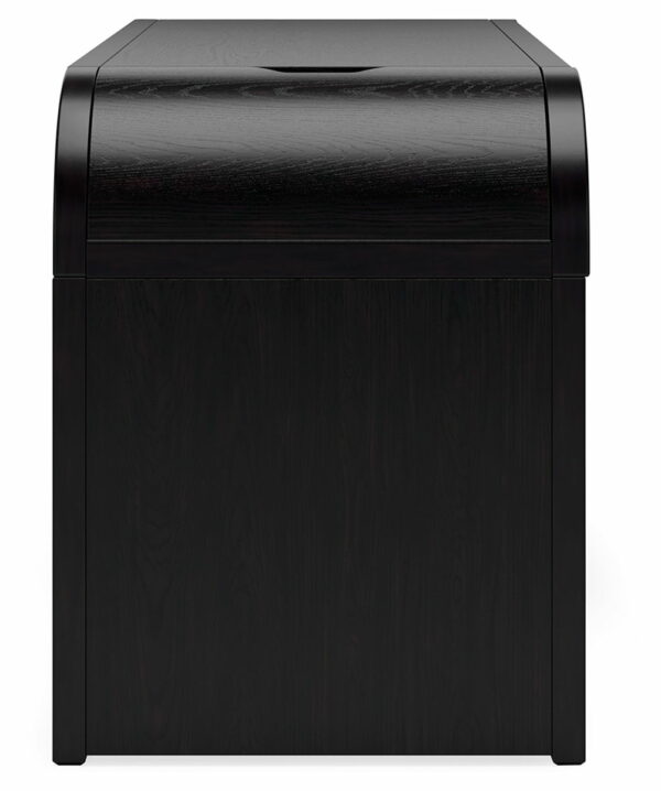 Rowanbeck - Black - Home Office Desk - Image 9