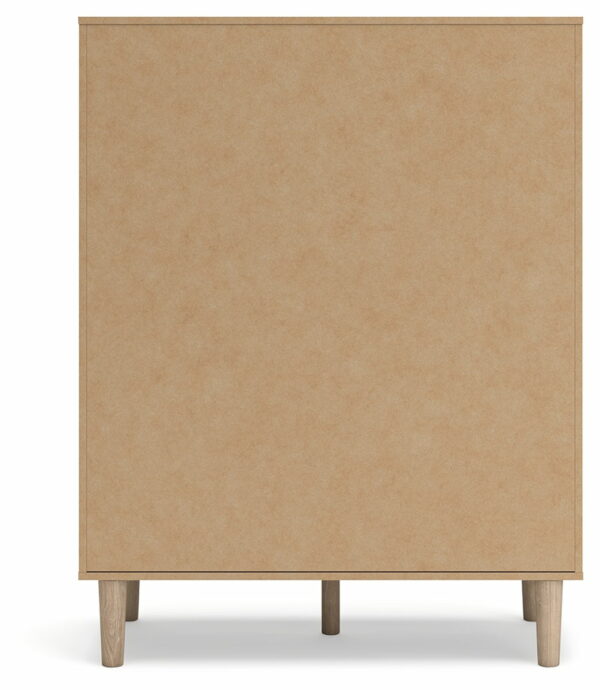 Cielden - Two-tone - Five Drawer Wide Chest - Image 8