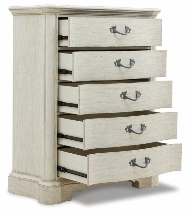 Arlendyne - Antique White - Five Drawer Chest - Image 11