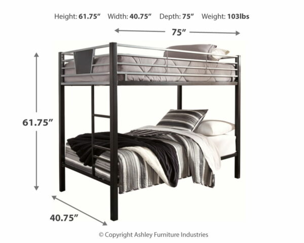 Dinsmore - Bunk Bed W/Ladder - Image 4