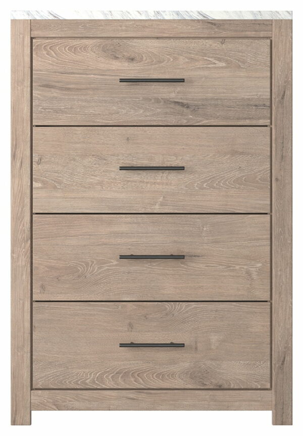 Senniberg - Light Brown - Four Drawer Chest - Image 4