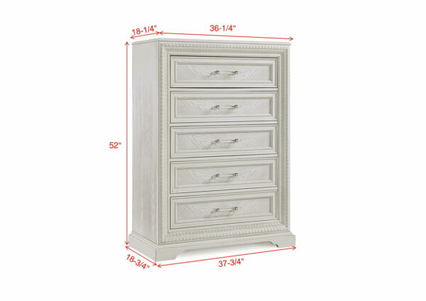 Alexandria - Chest - White - Image 3