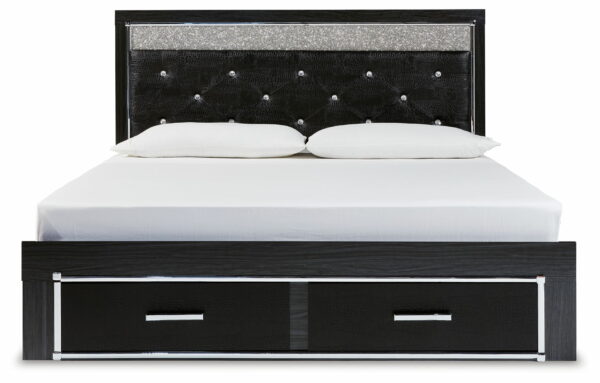 Kaydell - Upholstered Panel Storage Platform Bed - Image 8