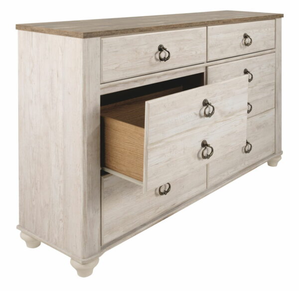 Willowton - Dresser, Mirror - Image 4