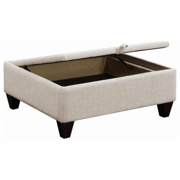 Mcloughlin - Upholstered Sloped Arm Sectional Sofa - Platinum - Image 3