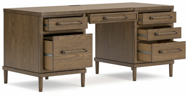 Roanhowe - Brown - Home Office Desk - Image 2