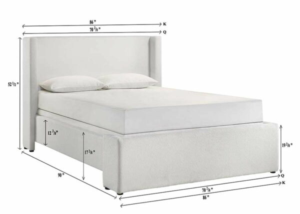 Portia - Boucle Bed - Image 3