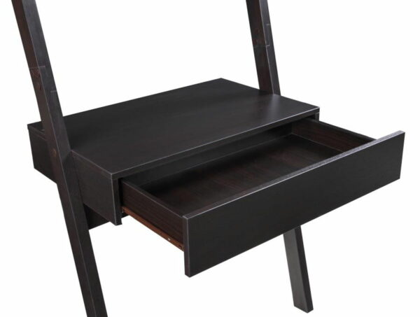 Colella - 3 Piece Ladder Desk And Bookcase Set - Cappuccino - Image 5