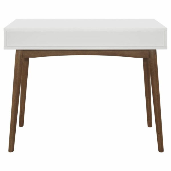 Bradenton - 1-Drawer Wood Writing Desk - White - Image 3