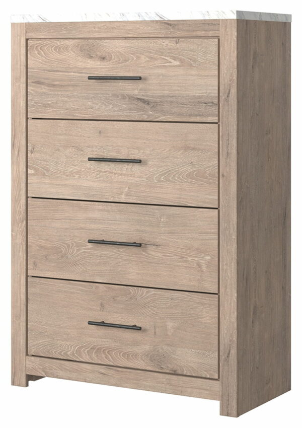 Senniberg - Light Brown - Four Drawer Chest - Image 3
