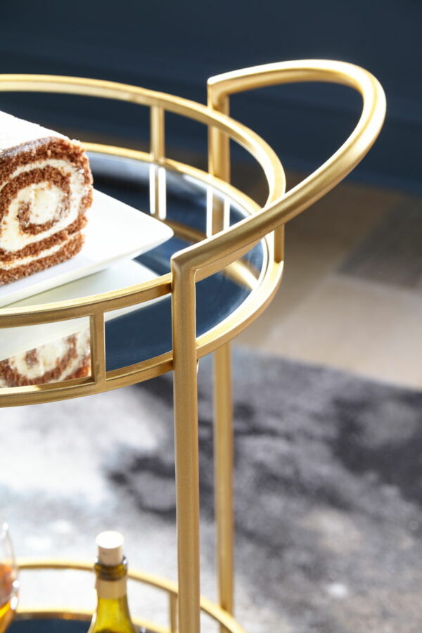 Wynora - Gold - Bar Cart - Image 5