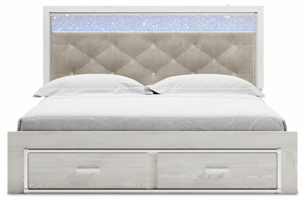 Altyra - White - King Upholstered Storage Bed - Image 6