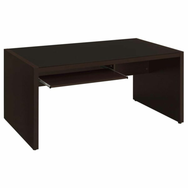 Skeena - Computer Desk With Keyboard Drawer - Cappuccino - Image 5