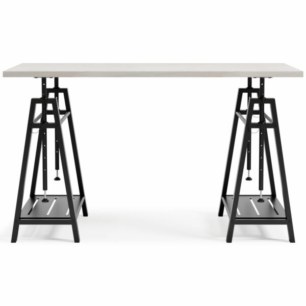 Bayflynn - White / Black - Adjustable Height Desk - Image 2