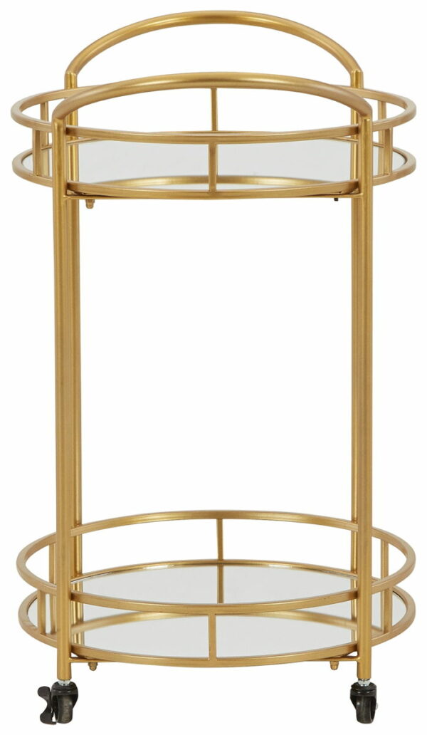 Wynora - Gold - Bar Cart - Image 3