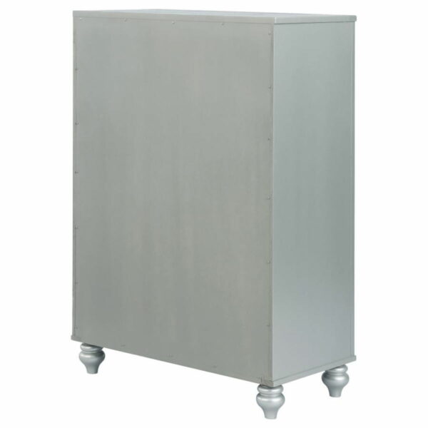 Gunnison - 5-Drawer Bedroom Chest - Silver Metallic - Image 5