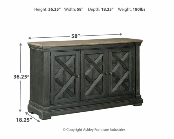 Tyler - Black / Gray - Dining Room Server - Image 3