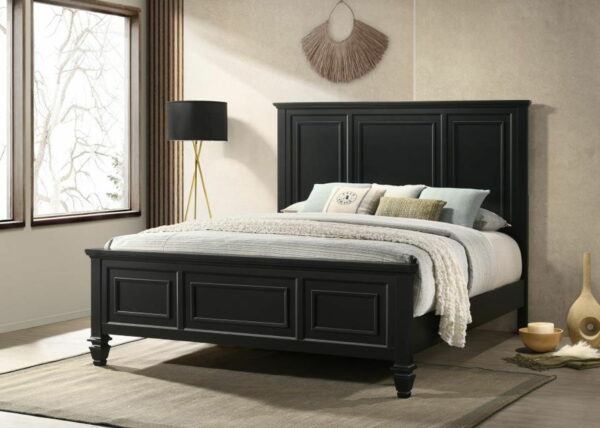 Sandy Beach - Panel Bed with High Headboard - Image 3