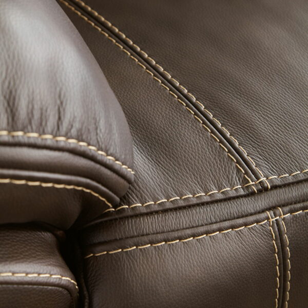 Dunleith - Chocolate - 5-Piece Power Reclining Sectional - Image 7