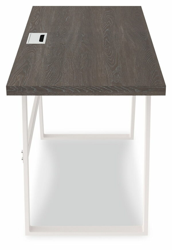 Dorrinson - White / Black / Gray - Home Office Desk - Image 10