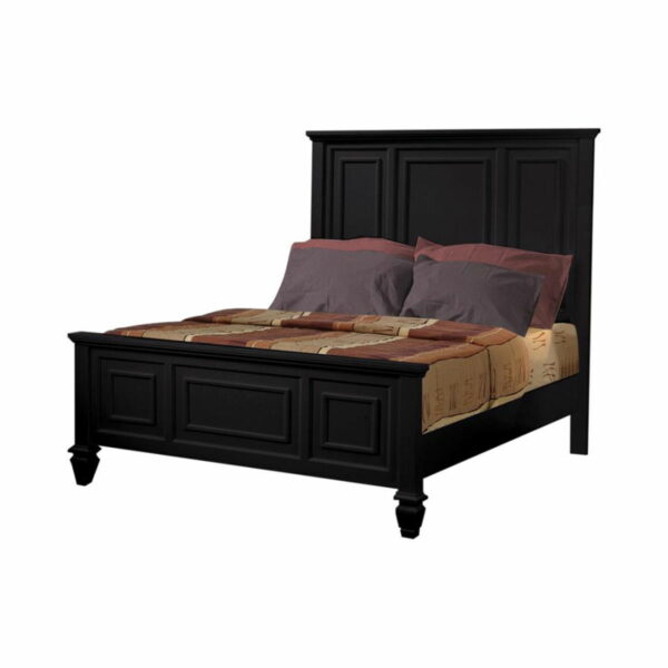 Sandy Beach - Panel Bed with High Headboard - Image 4