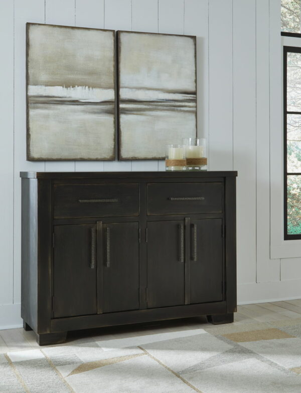 Galliden - Black - Dining Room Buffet - Image 5