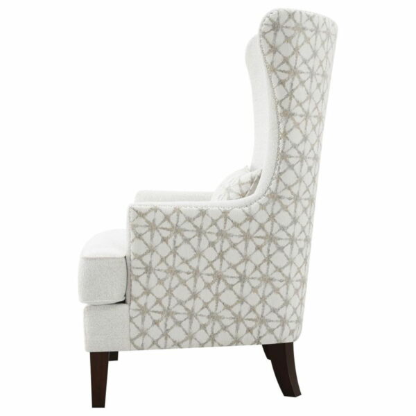 Pippin - Upholstered High Wingback Accent Chair - Latte - Image 9
