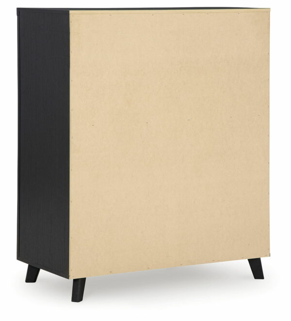 Danziar - Black - Five Drawer Wide Chest - Image 5