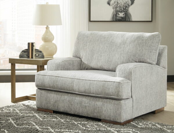 Mercado - Pewter - Chair And A Half - Image 2